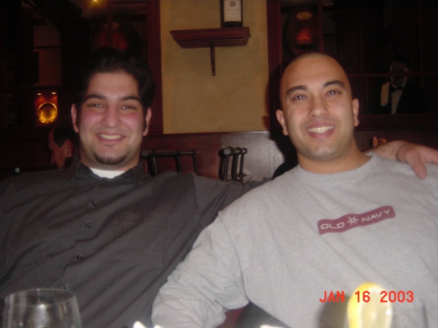 Omar with friends in San Francisco, 2003