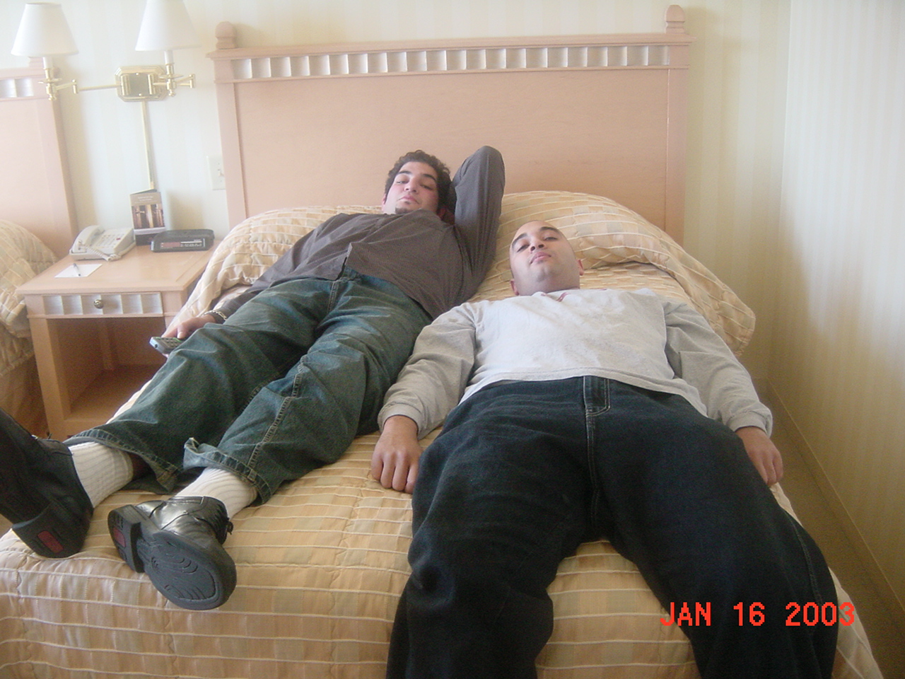 Omar with a friend in San Francisco, 2003